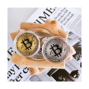비트코인 고퀄리티 펜던트 키링 키홀더 선물 열쇠고리 1+1 SET