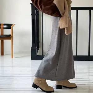 [메이블루]데일리 융기모 밴딩스커트