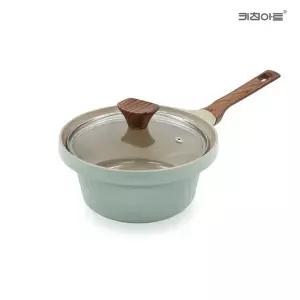 [키친아트] 와이즈 IH인덕션 세라믹코팅 편수냄비 18cm