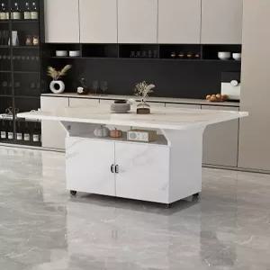 이동식 아일랜드식탁 접이식 보조 조리대 테이블 수납