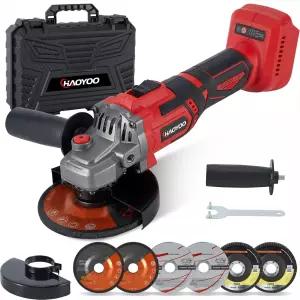 무선 앵글 그라인더 4-1 /2인치 마키타 18V 배터리 핸들이 있는 전동 도구 절단 연마 연마를 위한