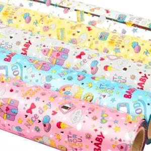 비닐 증착 롤포장지 어린이집 선물포장지 -캔디팝 증착 비닐포장지 캐릭터