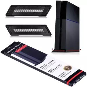 PS4용 카이리젠 수직 스탠드 PlayStation 4 콘솔용 냉각 브래킷 장착 홀더(PS4 미포함) - 검은색