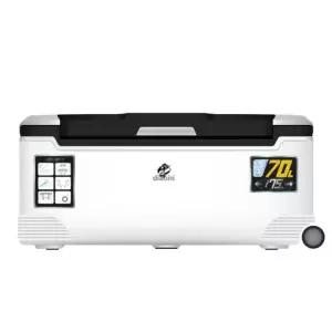 낚시쿨러 갈치 블랙앤화이트 트렁크 아이스박스 방어 리미티드 쿨러 깔판 70L 150시간이상