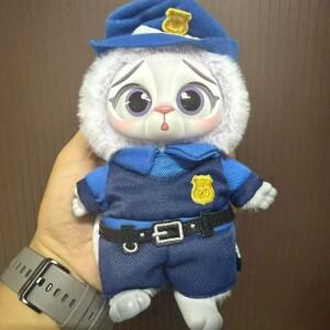 키링 미니소 주토피아 - 주디 & 닉 PVC 피규어 장난감 키체인, 귀여운 수집용 패셔너블한 선물 크리스마스