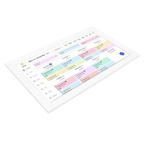 스마트 디지털 캘린더 1080P 15.6인치 터치스크린 WiFi 인터랙티브 디스플레이 사진 액자 플래너 앱 포함