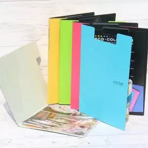 청운 포켓장착 A4 PP 레버화일/클립보드 1개 문구반점 청운그린화일