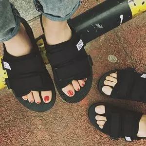 여자 남자 슬리퍼 커플 가죽 쪼리슬리퍼 여름샌들 조리 MOXXY (WFJSOJ7)