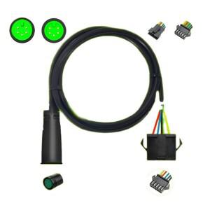 전기 자전거 5핀 디스플레이 연장 케이블 방수 SM 어댑터 계기판 악세사리