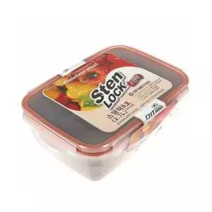 고품질 카네이션 스텐 직사각 밀폐용기 8호 2.7L (WFK6JEM)