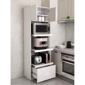 다용도 오븐 전자레인지 전기밥솥 카페 그릴 수납장 다목적 테이블 정리대 전자레인지장 1문