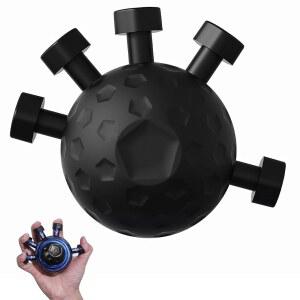 [미국배송] 핑거 그립 강화기 2025 업그레이드된 손과 손가락 운동기 근육 형성 팔뚝 근력 및 부상 회복을 위한 실리콘 트레이너