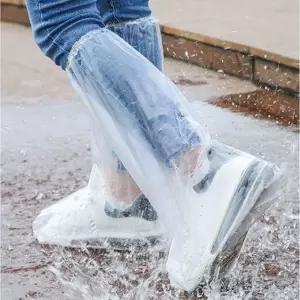 작업용 비닐 신발커버 폭설 폭우 일회용 레인부츠 10P 신발커버 방수커버