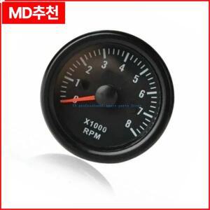 41XA 자동차 해양 응용 분야용 전문 엔진 타코미터 게이지 0 ~ 8000 RPM 범위 조정 가능한 실린더 설정