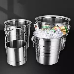 맥주 얼음통 술 와인 샴페인 양주 스텐 이이스통 소형 아이스버킷 와인쿨러