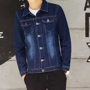 [하프클럽/]남성 청자켓 자켓 가을 데님 진청 간절기