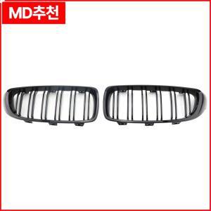 BMW 4 시리즈 F32 F80 425i 430i 2012-2018 교체 부품 유광 블랙 자동차 전면 범퍼 그릴 레이싱