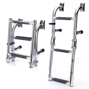 보트 사다리 수영 바다 섹션 폴딩 아치형 낚시 난간