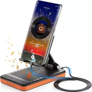 남녀를 위한 조이메이트 선물 남편 아내 아빠 엄마 십대를 슬림 5000mAh 충전 스탠드 폰 블루투스 스피커