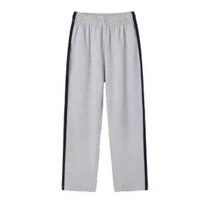 스쿨룩 회색 여름용 생활복 초중고교생 교복바지 아이스실크 그레이 스트라이프 130cm