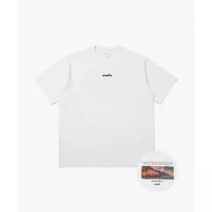 디아도라 diadora 포지타노 시너리 반팔 티셔츠 OFF WHITE D4221LRS62OWH 409185