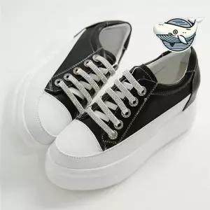 편안한 큐빅장식 통굽 키높이 운동화 WFH2W8L