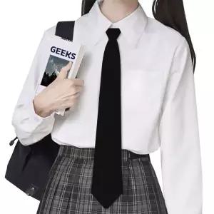 블랙 자동 넥타이 남녀공용  G WFGDSFD