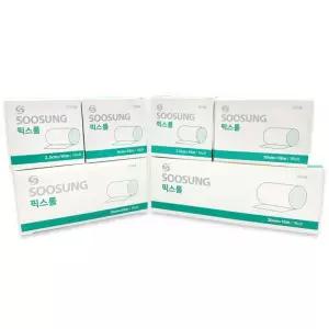 수성 픽스롤 1롤 반창고 드레싱 테이프 롤 픽싱 의료용 픽싱롤 욕창 부직 약국