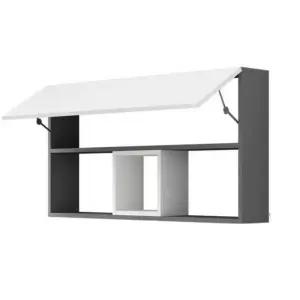 벽걸이 수납장 서재 벽선반 원룸 상부장 캐비닛 책장