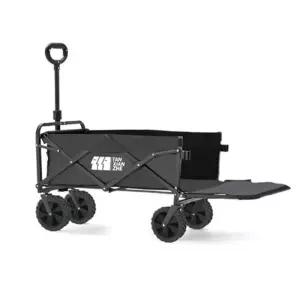 접이식 확장 캐리어 1P 뒷문 블랙 카트 M 캠핑웨건