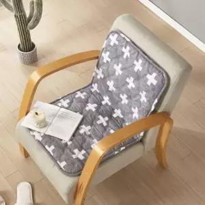 온열 방석 사무실용 발열 가정용 전기 방석 캠핑 겨울 2인용 매트 담요 무릎 양면