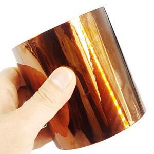 내열 절연 캡톤 테이프 100mm 구리색 점착 필름