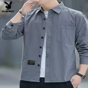 옥스퍼드 셔츠 코튼 캐주얼 남방 면 데일리 플레이보이 남자 남성 긴팔 작업 자켓 재킷은 젊은층부터 중년