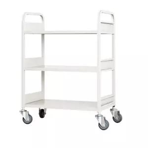 도서관 북트롤리 도서 책장 선반 반납 학교 정리함 북카트 서점 책수레 책 이동식 무소음