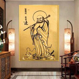 달마도 금빛 대사 구슬 보석십자수 집들이선물 비즈십자수 대형 달마