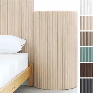 접착식 템바보드 반달형 건자재 붙이는벽지 벽돌 타일 외풍차단 단열 보온 방음효과 DIY 카페인테리어