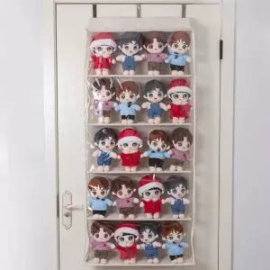 솜인형 장난감 정리함 벽걸이 문걸이 인형 보관함 5단