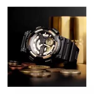 Casio AEQ-110BW-9A Men 디지털 아날로그 쿼츠 시계 [세금포함] [정품] 방수 스포츠 손목시계 명품시계 패