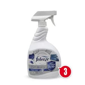 페브리즈 항균 깨끗한향 섬유탈취제 920ml x3개/대용량