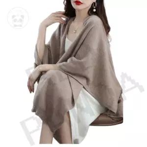 케이프 울 숄 망토 리버서블 여성 겨울 모직 판초 아우터 망또 레드판다몰 판쵸 캐주얼 트렌치 스카프 자켓