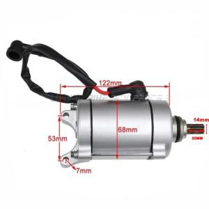 CG200 / 전기 스타터 모터 9T 11 Zongshen ATV 공기 냉각 엔진 부품 바이크 오토바이 스쿠터