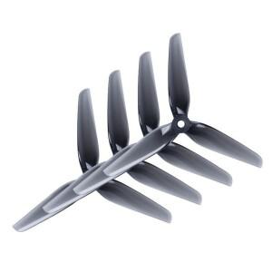 HQ 레이싱 소품 R42 5142 3 중 날 블레이드 라이트 그레이 오렌지 프로펠러 FPV 드론호환  XING 2207 모터