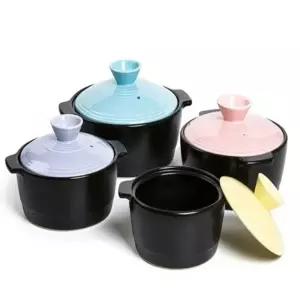 내열 뚝배기 찜기 옐로우 신혼냄비세트 미니뚝배기 안