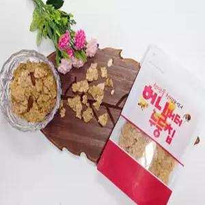 천연 꿀 천연버터 바삭 고소 달콤 영양 간식 허니 버터 누룽칩 100g 4봉