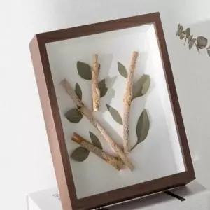 입체 액자 박스 관액자 세우는 탁상 퍼즐 부케 우드 WFIKSYY