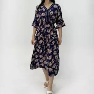 끈나시원피스 플라워패턴 셔츠원피스 바캉스원피스 편한원피스 원피스