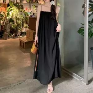 끈나시원피스 셔츠원피스 바캉스원피스 여름 체크원피스 여름롱원피스 스타일