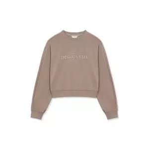 [디스커버리]긴팔티 XQD DWTR41034-BRL 크롭 여성 트레이닝 맨투맨