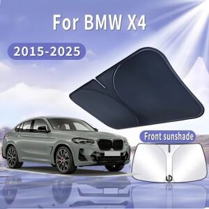 접이식 자동차 선바이저 BMW 호환 호환 X4 2015 ~ 전면 앞유리 햇빛가리개 단열 여름 냉각 액세서리