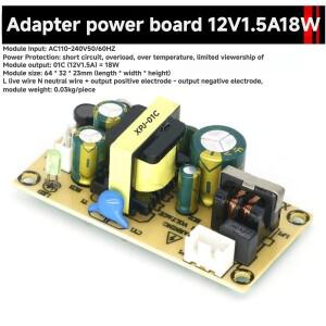 호환 AC-DC 전원 공급 장치 모듈 12V 2A 정밀 벅 컨버터 220v  어댑터 18W 36W 스텝 다운 변압기